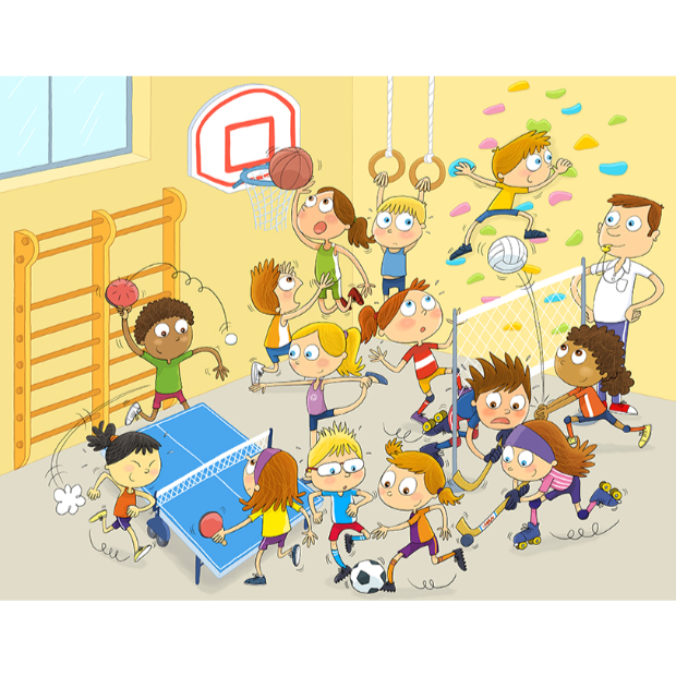 Physical education class